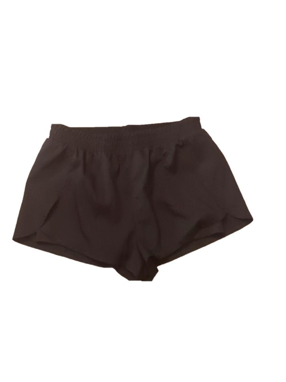 Girlfriend collective black trail 2 in 1 shorts size medium